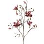 Konstgjord sammetmagnoliagren JACKA, gammaldagsrosa, antikrosa, 105cm