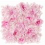 Pion, dahlia, hortensia, dekorationsmatta EVOLET, rosa, 40x40cm