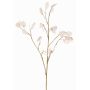 Konstväxt, gren av Lunaria KONIA, krämfärgad, 95cm