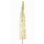 Stor konstgjord blomma, stäppljus SELINA, vit, 130cm, Ø9cm