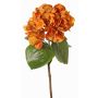 Konstgjord hortensia CHIDORI, orange, 60cm, Ø18cm