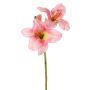Konstgjord daglilja NEULIDA med blommor, rosa-gul, 65cm, Ø11cm