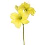 Konstgjord daglilja NEULIDA med blommor, gul, 65cm, Ø11cm