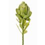 Textilblomma, kronärtskocka JENBALA, grön, 35cm, Ø7cm