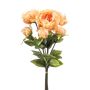 Konstgjord pionbukett VATANA, persika, 50cm, Ø18cm