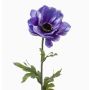 Konstblomma anemon URASSAYA, blå-lila, 45cm
