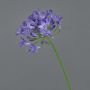 Dekorativ konstblomma Agapanthus PHILINA, lila, 75cm, Ø14cm