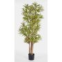 Konstgjord Dracaena Reflexa Jamaica YASU, äkta stammar, svårantändlig, grön-gul, 180cm