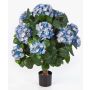 Konstblomma hortensia HARUKA på stam, blå, 60cm, Ø9-16cm