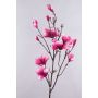 Konstgjord magnoliagren YONA, rosa-cerise, 130cm, Ø5-15cm