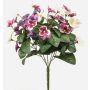Konstgjord pensé NORHA på stödpinne, cerise-lila-vit, 30cm