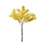 Dekorationsfrukt banan TIMBA med tråd, 12 st, gul, 4,5cm, Ø1,3cm