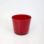 Glaskruka ALENA, röd, 12,5cm, Ø14,5cm