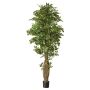 Konstgjord växt Ficus Benjamini ALMINKO, naturstam, grön, 330cm