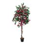 Konstgjord bougainvillea BANU, äkta stammar, blommor, cerise, 180cm
