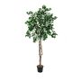 Konstgjord bougainvillea BANU, äkta stammar, blommor, vit, 150cm
