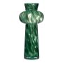 Blomvas ARKANA i glas, grön-transparent, 41cm, Ø19cm