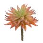 Konstgjord suckulent Echeveria elegans LUGA, stödpinne, orange-grön, 16cm