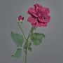 Konstgjord blomstergren, dahlia GINGER, Eco Collection, mörka cerise, 60cm, Ø10cm