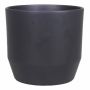 Blomkruka LENAS, keramik, antracit-mat, 11cm, Ø12cm