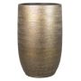 Dekorativ vas AGAPE, keramik, med ådring, guld, 40cm, Ø26cm