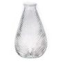 Glasflaska NELLOMIO med bladstruktur, klar, 23cm, Ø14cm