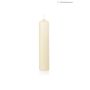 Altarljus NADEGE av 100 % ceresin, elfenben, 60cm, Ø8cm, 256 timmar - Tillverkat i Tyskland