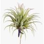 Konstgjord tillandsia Ionantha PENNY, på pinne, grön-röd, 12cm, Ø10cm