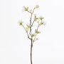 Konstgjord gren Himmelens sju söner MAREN, vit, 50cm, Ø1,5-3cm