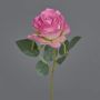 Konstgjord ros SIMONY, rosa-cerise, 45cm, Ø8cm