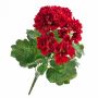 Plastgeranium MAIKE på pinne, röd, 40cm, Ø4-8cm