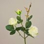 Konstgjord rosgren DELILAH, krämvit, 55cm, Ø6cm
