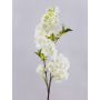 Konstgjord körsbärsblomkvist MATSUDA med blommor, krämvit, 80cm, Ø6-11cm
