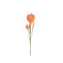 Dahlia-gren i skumplast DENISE, crossdoor, orange, 100cm, Ø5-20cm