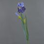 Konstgjord iris ALYSSA, blå, 70cm, Ø13cm