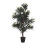 Konstgjord oleander MINOU, äkta stammar, med blommor, vit, 120cm