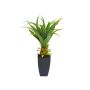 Plast Agave americana TULIO i dekorativ kruka, grön, 75cm, Ø30cm
