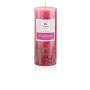 Rustik doftljus ASTRID, Cool Cranberry, cerise, 13cm, Ø6,8cm, 60 timmar