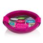 Utomhus-flytljus NEREA, 3 vekar, cerise, 4,5cm, Ø15,8cm, 5,5 timmar