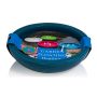 Utomhus-flytljus NEREA, 3 vekar, azurblåt, 4,5cm, Ø15,8cm, 5,5h