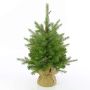 Konstgjord gran WELLINGTON, jutesäck, LED-lampor, 60cm, Ø50cm
