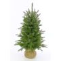 Konstgjord gran WELLINGTON, jutesäck, LED-lampor, 90cm, Ø65cm