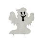 Halloween-dekoration spöksilhuett SPOOKY GHOST, vit, 58cm