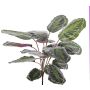 Konstgjord Calathea-medaljong BRIHANNA på stödpinne, grön, 75cm