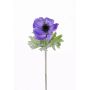 Konstgjord anemone FILIZ, blå, 30cm, Ø6cm