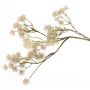 Konstgjord gren av rummaralia YARED med blommor, krämgrön, 85cm, Ø2,5cm