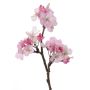Konstgjord äppelblomkvist OCHUKO med blommor, cerise-vit, 35cm, Ø1,5-4cm