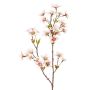 Konstgjord äppelblomskvist SADAKA med blommor, vit-rosa, 85cm, Ø4cm