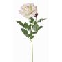 Konstgjord ros JANINE, krämcerise, 70cm, Ø12cm