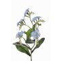 Konstgjord förgätmigej-gren ESTHER, blå, 35cm, Ø1,5cm